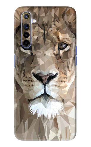 Lion Art Realme 6 Back Skin Wrap