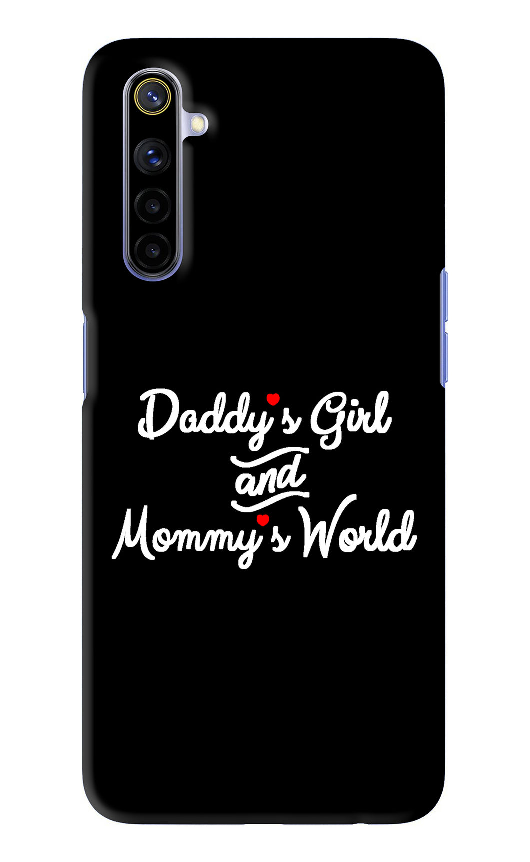 Daddy's Girl and Mommy's World Realme 6 Back Skin Wrap