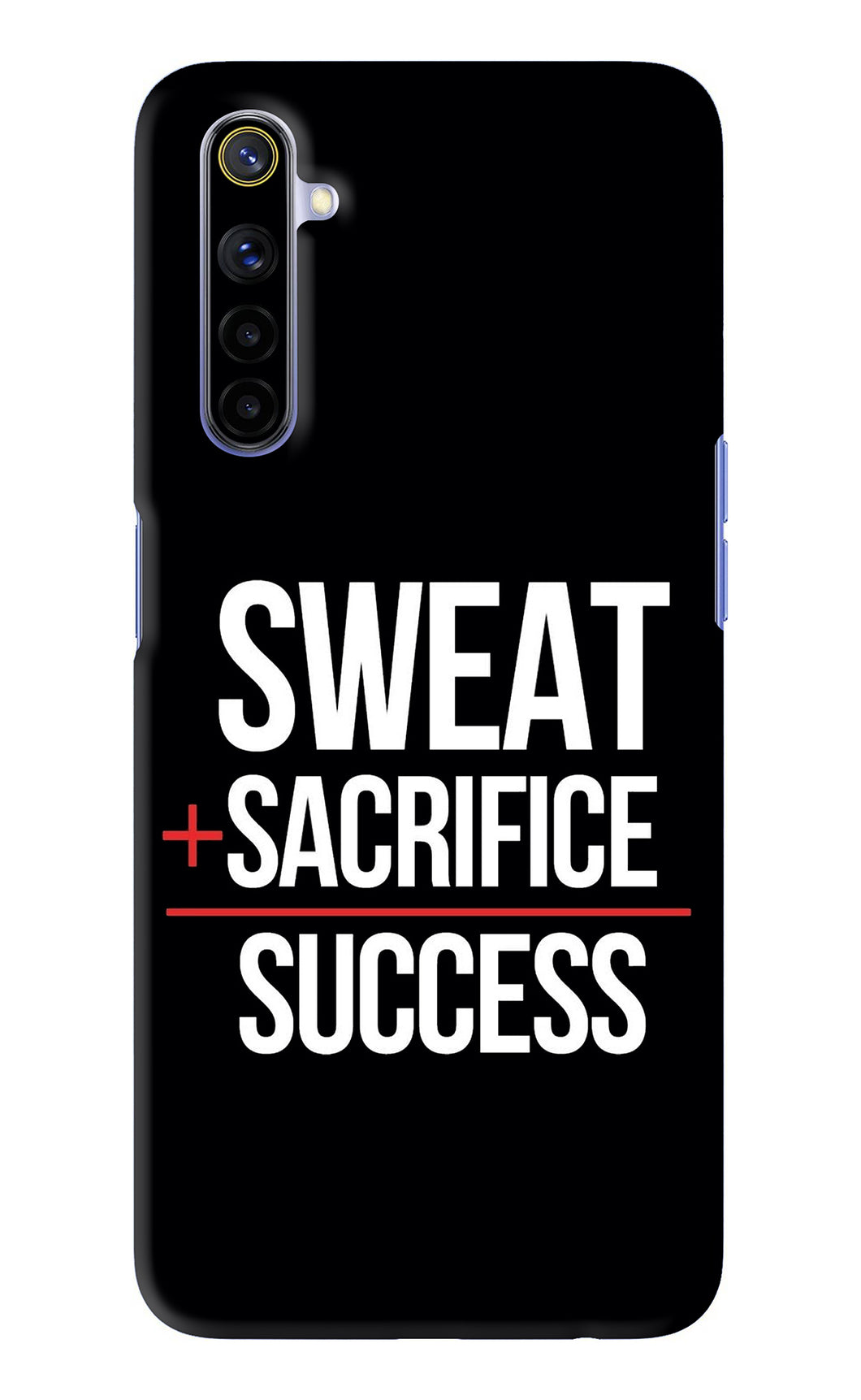 Sweat Sacrifice Success Realme 6 Back Skin Wrap