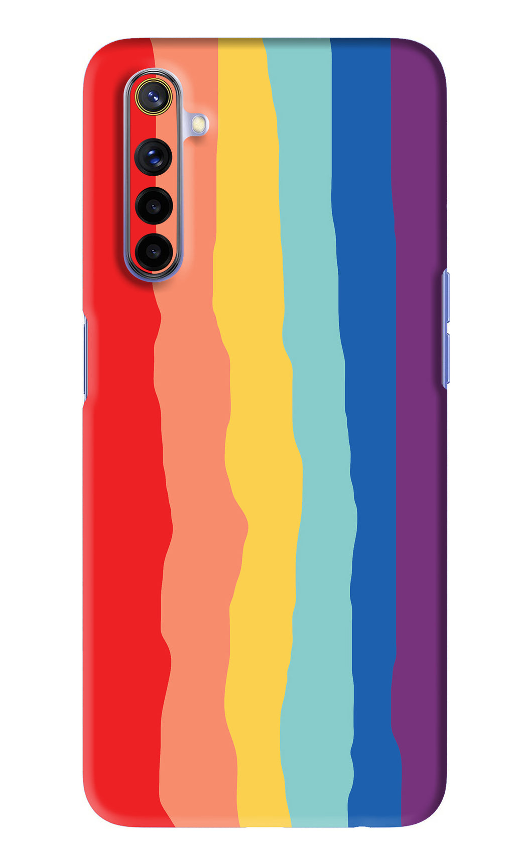 Rainbow Realme 6 Back Skin Wrap