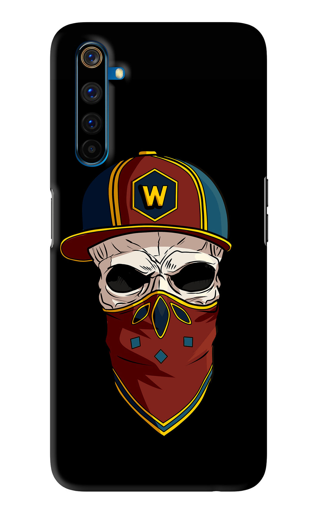 Skull Realme 6 Pro Back Skin Wrap