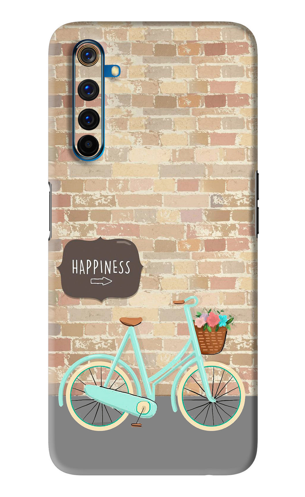 Happiness Artwork Realme 6 Pro Back Skin Wrap