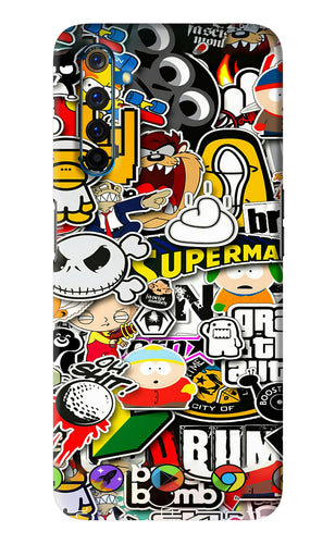 Sticker Bomb Realme 6 Pro Back Skin Wrap