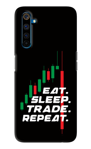 Eat Sleep Trade Repeat Realme 6 Pro Back Skin Wrap