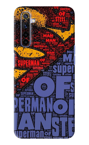 Superman Realme 6i Back Skin Wrap