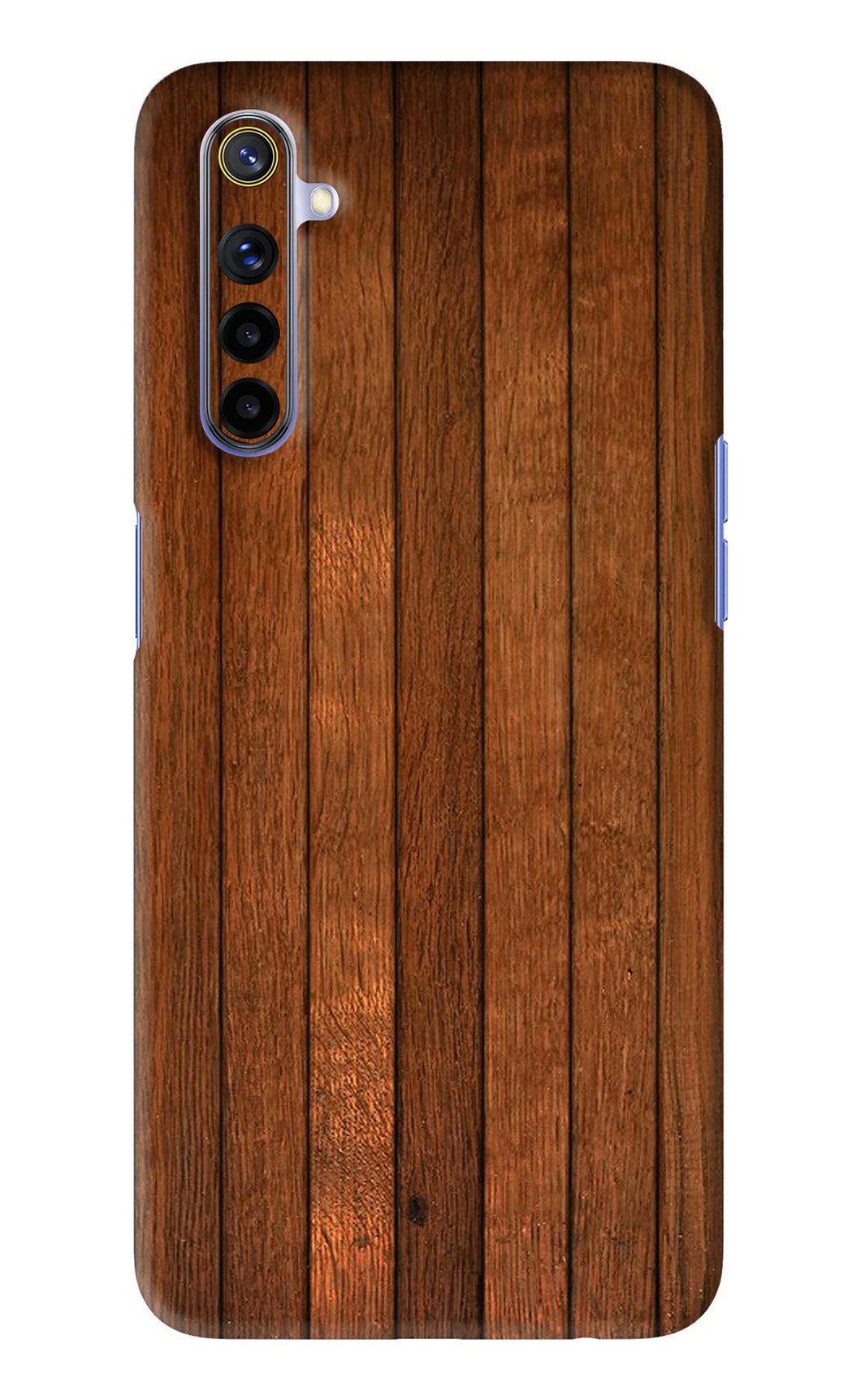 Wooden Artwork Bands Realme 6i Back Skin Wrap