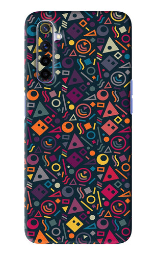 Geometric Abstract Realme 6i Back Skin Wrap