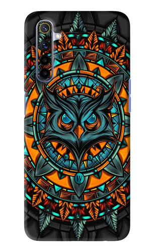 Angry Owl Art Realme 6i Back Skin Wrap