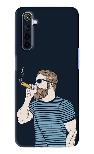 Smoking Realme 6i Back Skin Wrap