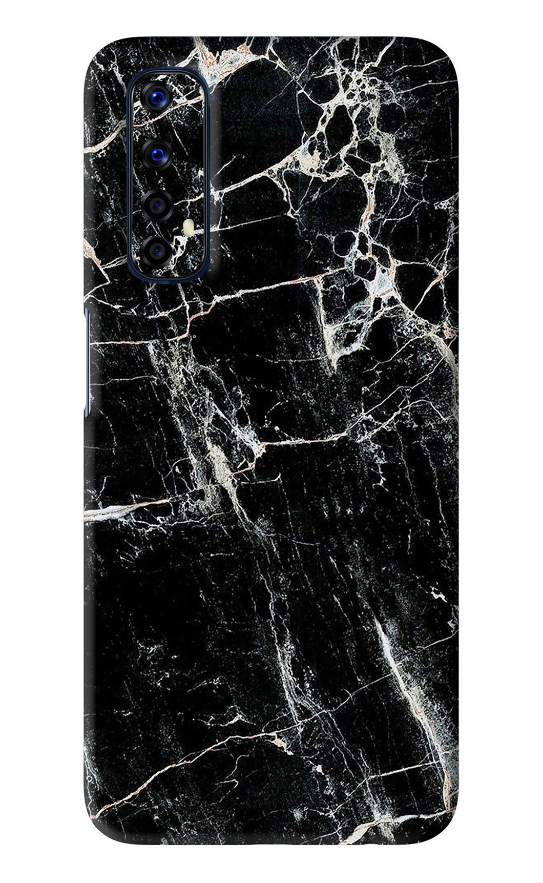 Black Marble Texture 1 Realme 7 Back Skin Wrap