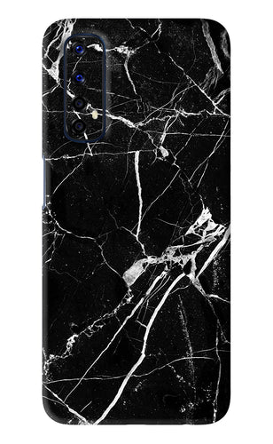 Black Marble Texture 2 Realme 7 Back Skin Wrap