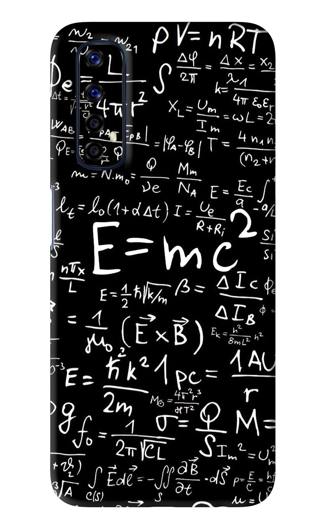 Physics Albert Einstein Formula Realme 7 Back Skin Wrap