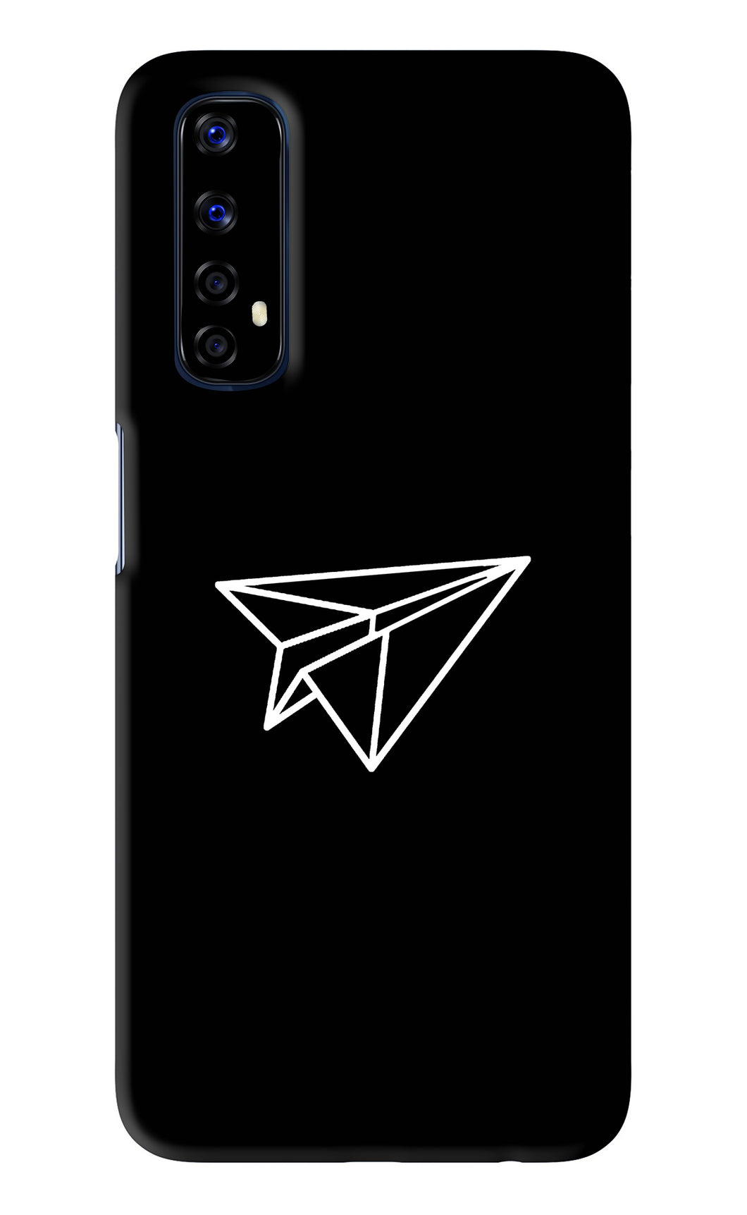 Paper Plane White Realme 7 Back Skin Wrap