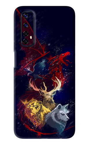 Game Of Thrones Realme 7 Back Skin Wrap