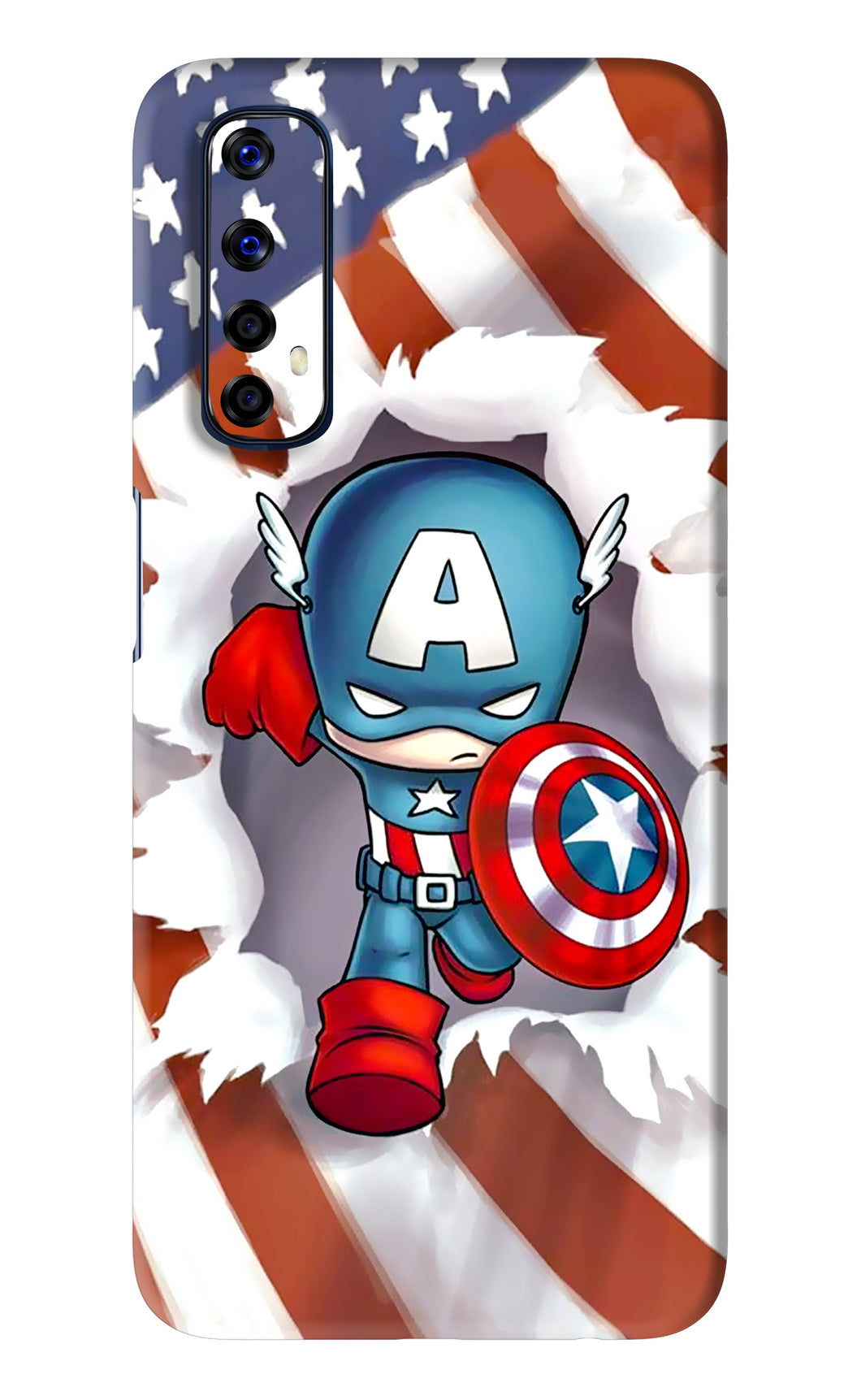 Captain America Realme 7 Back Skin Wrap