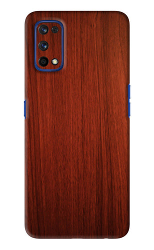 Wooden Plain Pattern Realme 7 Pro Back Skin Wrap