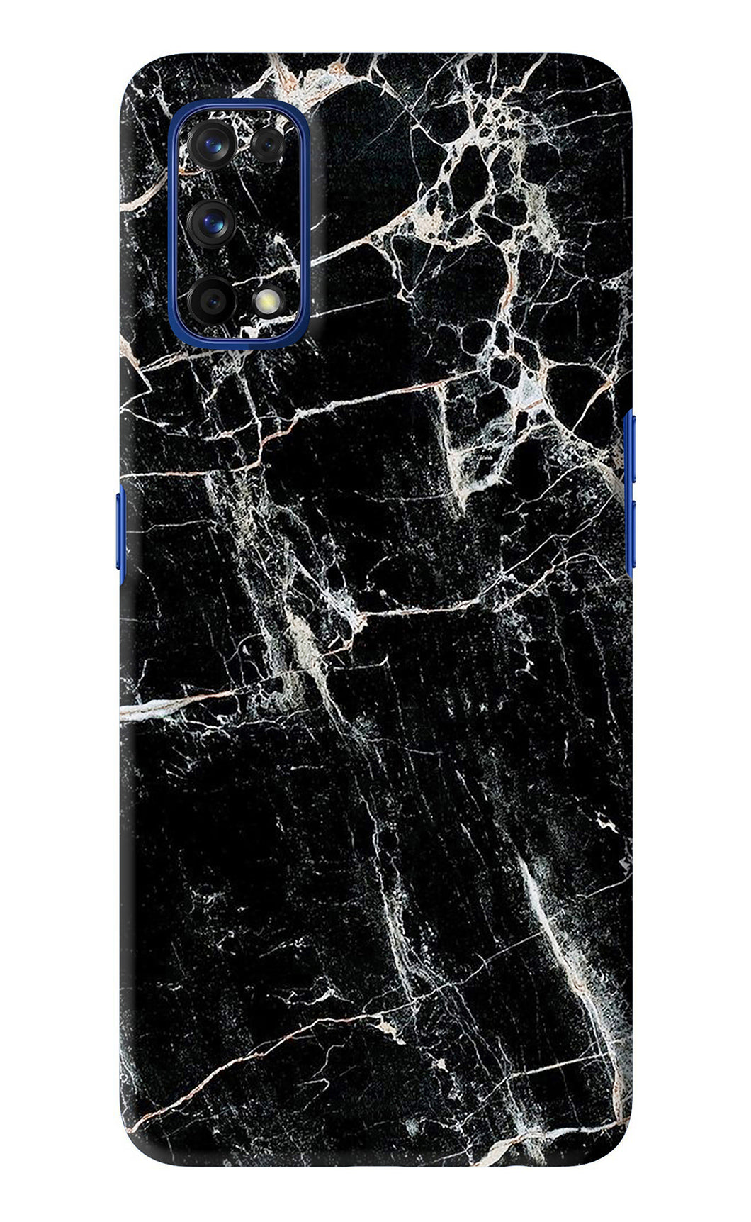 Black Marble Texture 1 Realme 7 Pro Back Skin Wrap