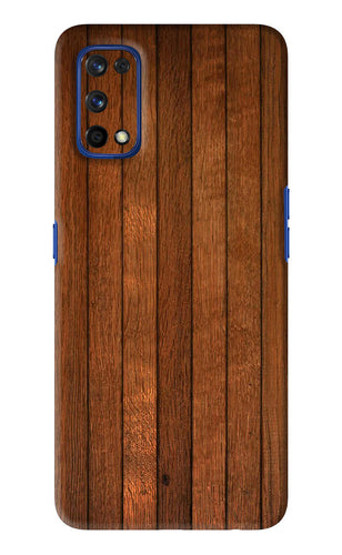 Wooden Artwork Bands Realme 7 Pro Back Skin Wrap