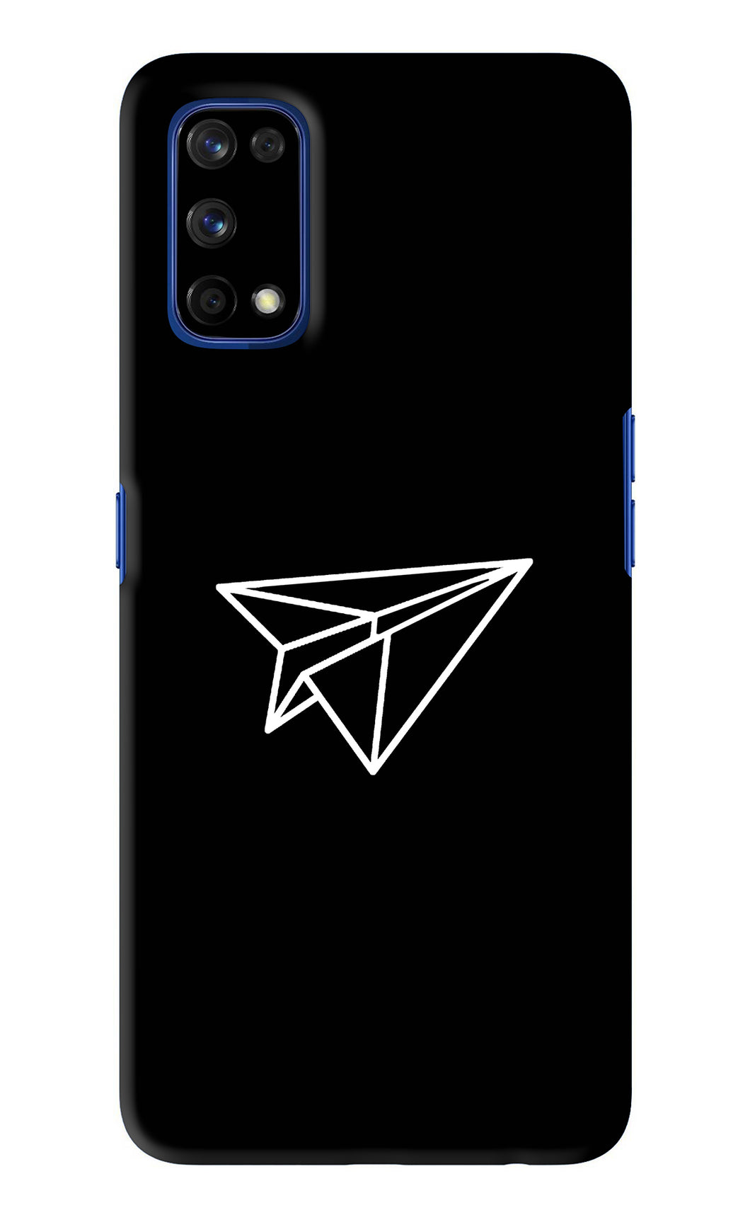 Paper Plane White Realme 7 Pro Back Skin Wrap