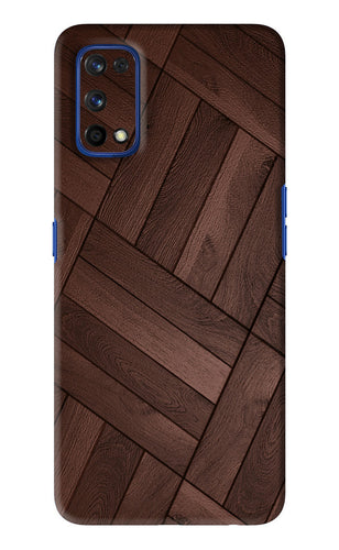 Wooden Texture Design Realme 7 Pro Back Skin Wrap