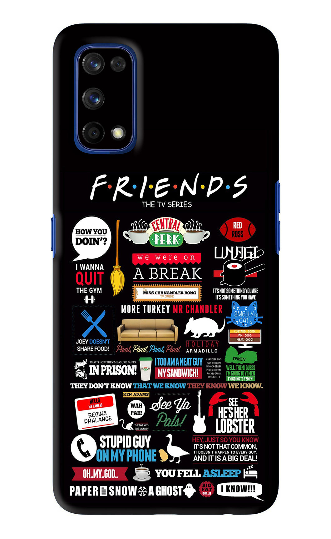 FRIENDS Realme 7 Pro Back Skin Wrap