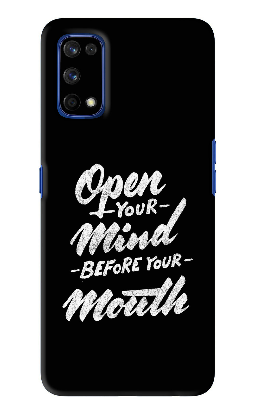 Open Your Mind Before Your Mouth Realme 7 Pro Back Skin Wrap