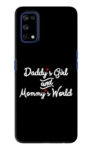 Daddy's Girl and Mommy's World Realme 7 Pro Back Skin Wrap