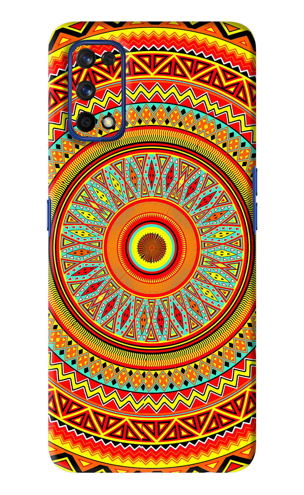 Mandala Pattern Realme 7 Pro Back Skin Wrap