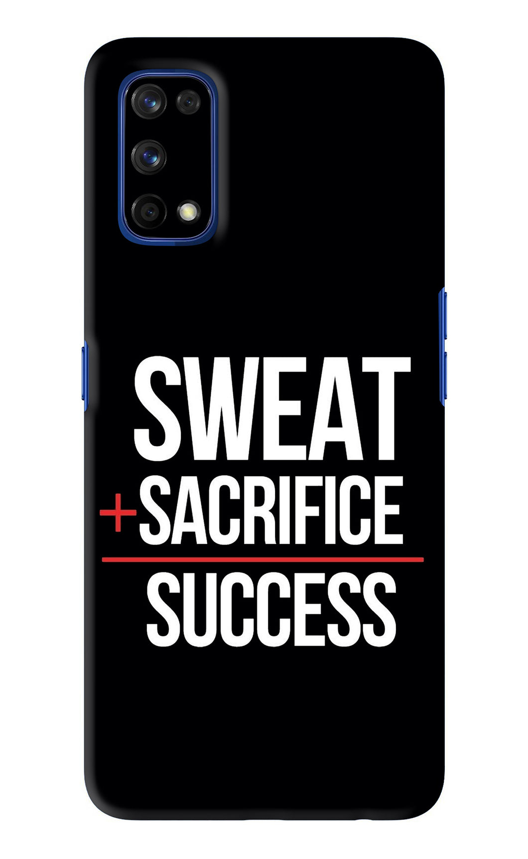Sweat Sacrifice Success Realme 7 Pro Back Skin Wrap