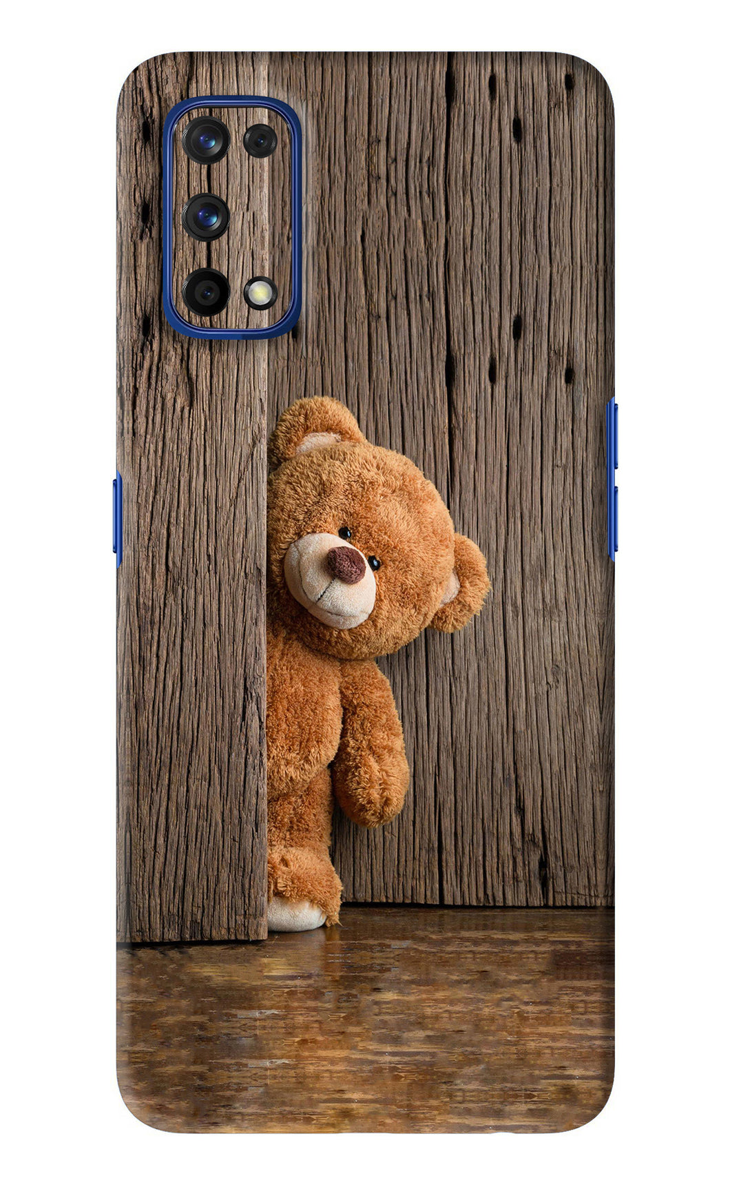 Teddy Wooden Realme 7 Pro Back Skin Wrap