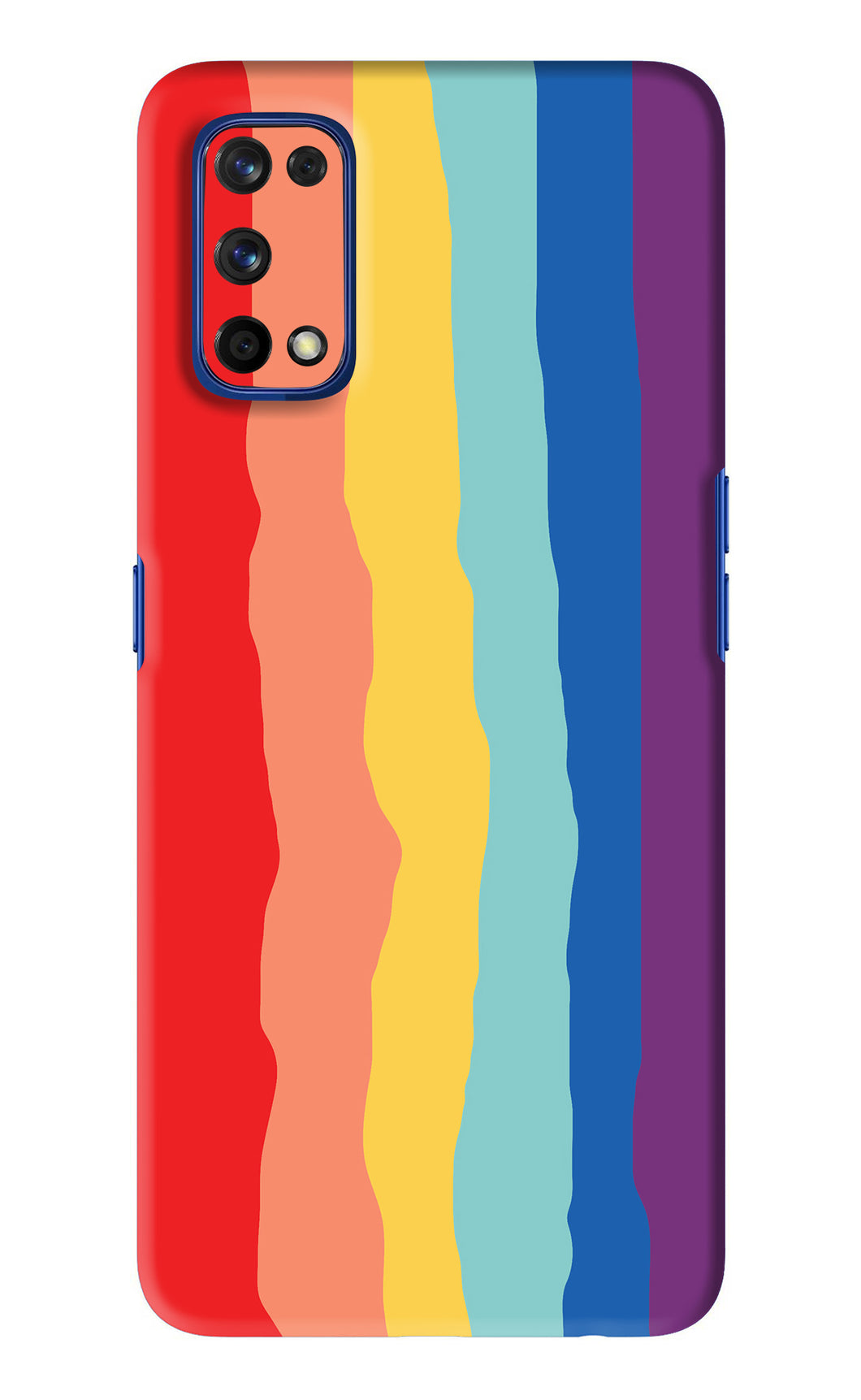 Rainbow Realme 7 Pro Back Skin Wrap
