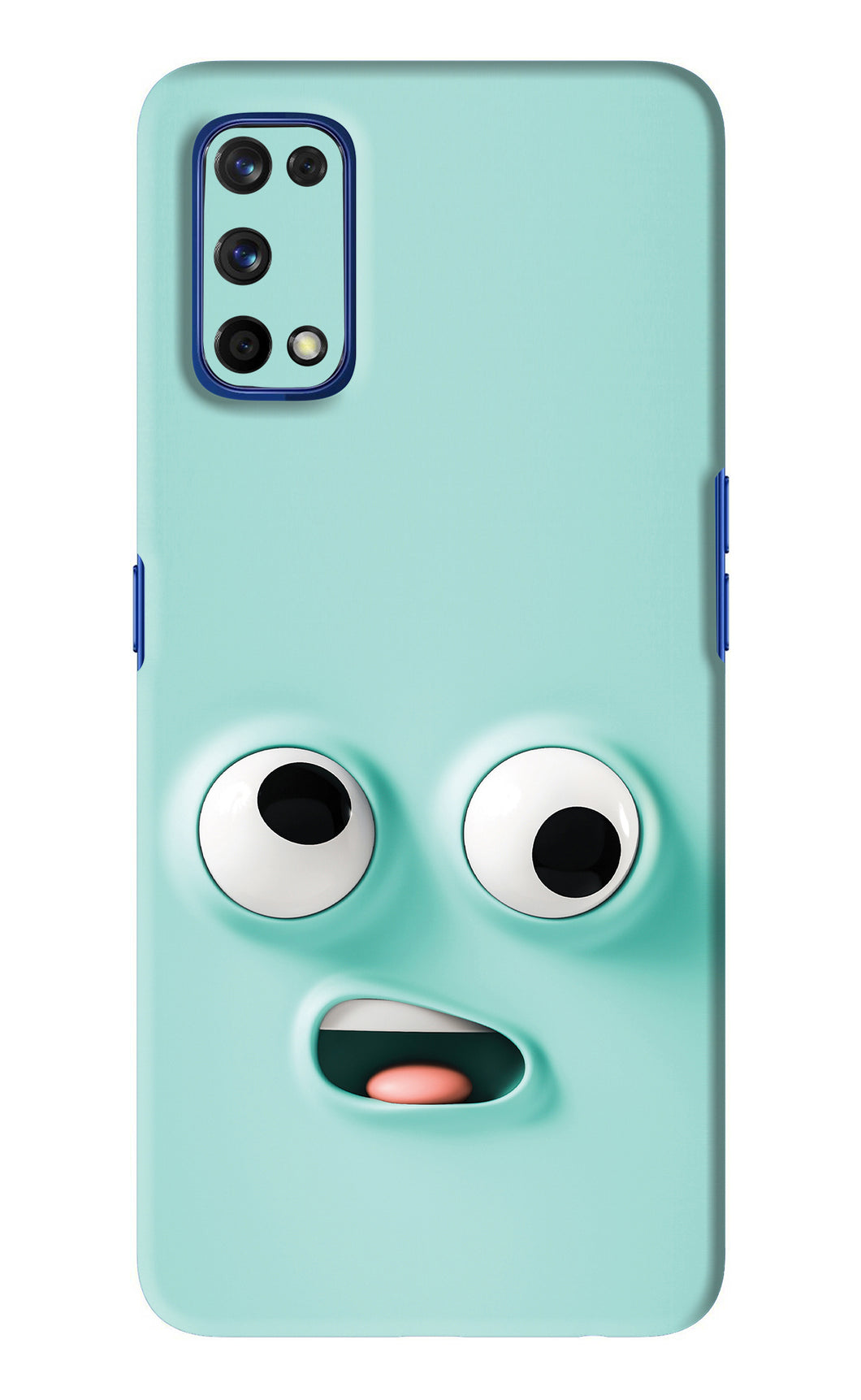 Silly Face Cartoon Realme 7 Pro Back Skin Wrap
