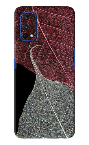 Leaf Pattern Realme 7 Pro Back Skin Wrap