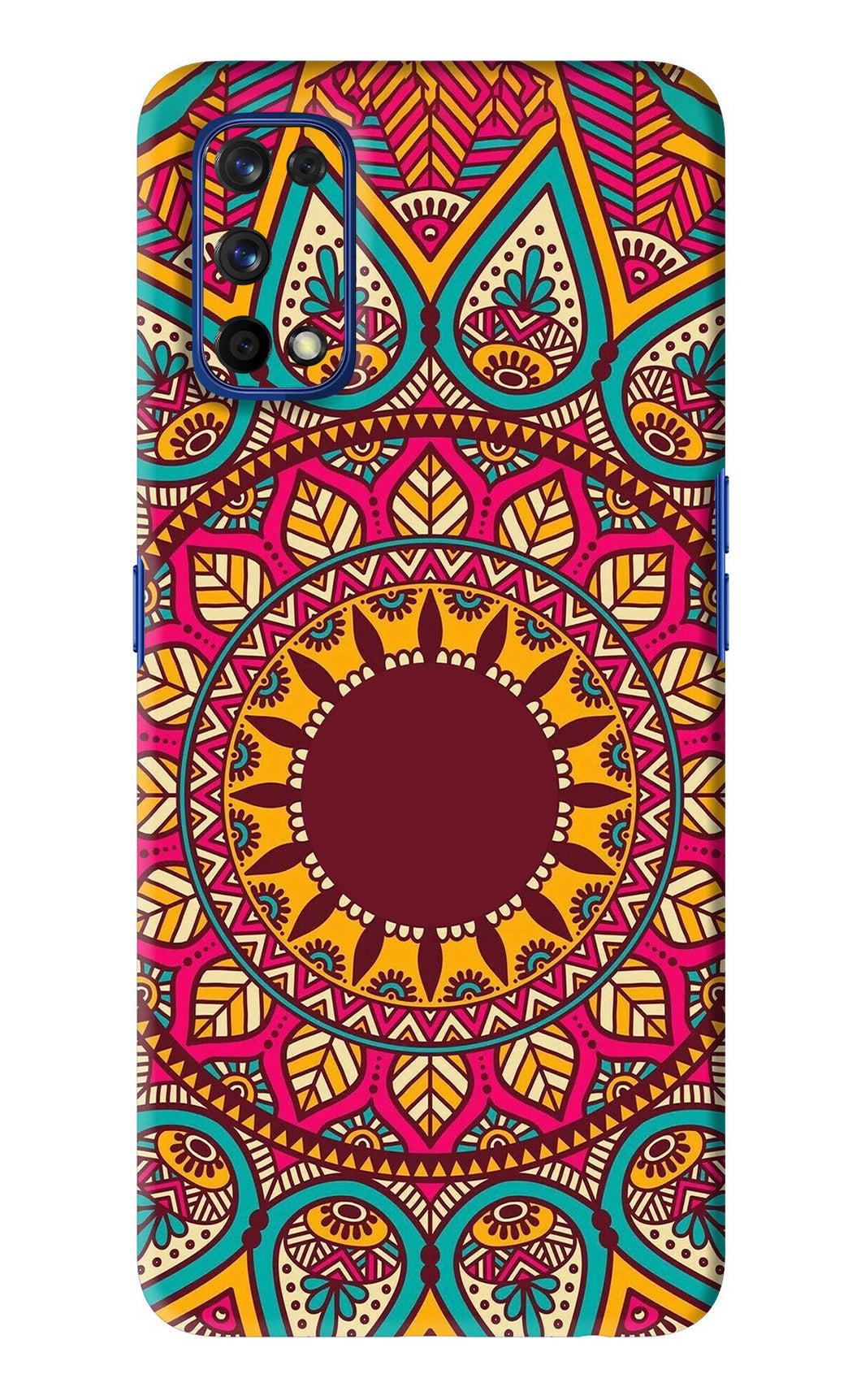 Mandala Pattern 1 Realme 7 Pro Back Skin Wrap