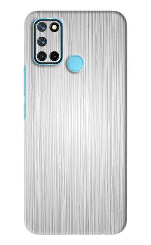 Wooden Grey Texture Realme 7i Back Skin Wrap