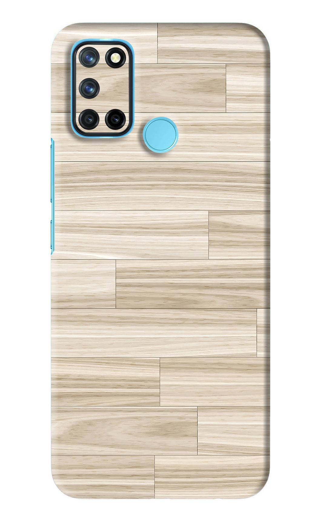 Wooden Art Texture Realme 7i Back Skin Wrap
