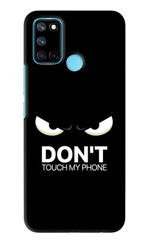 Don'T Touch My Phone Realme 7i Back Skin Wrap