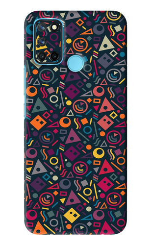 Geometric Abstract Realme 7i Back Skin Wrap
