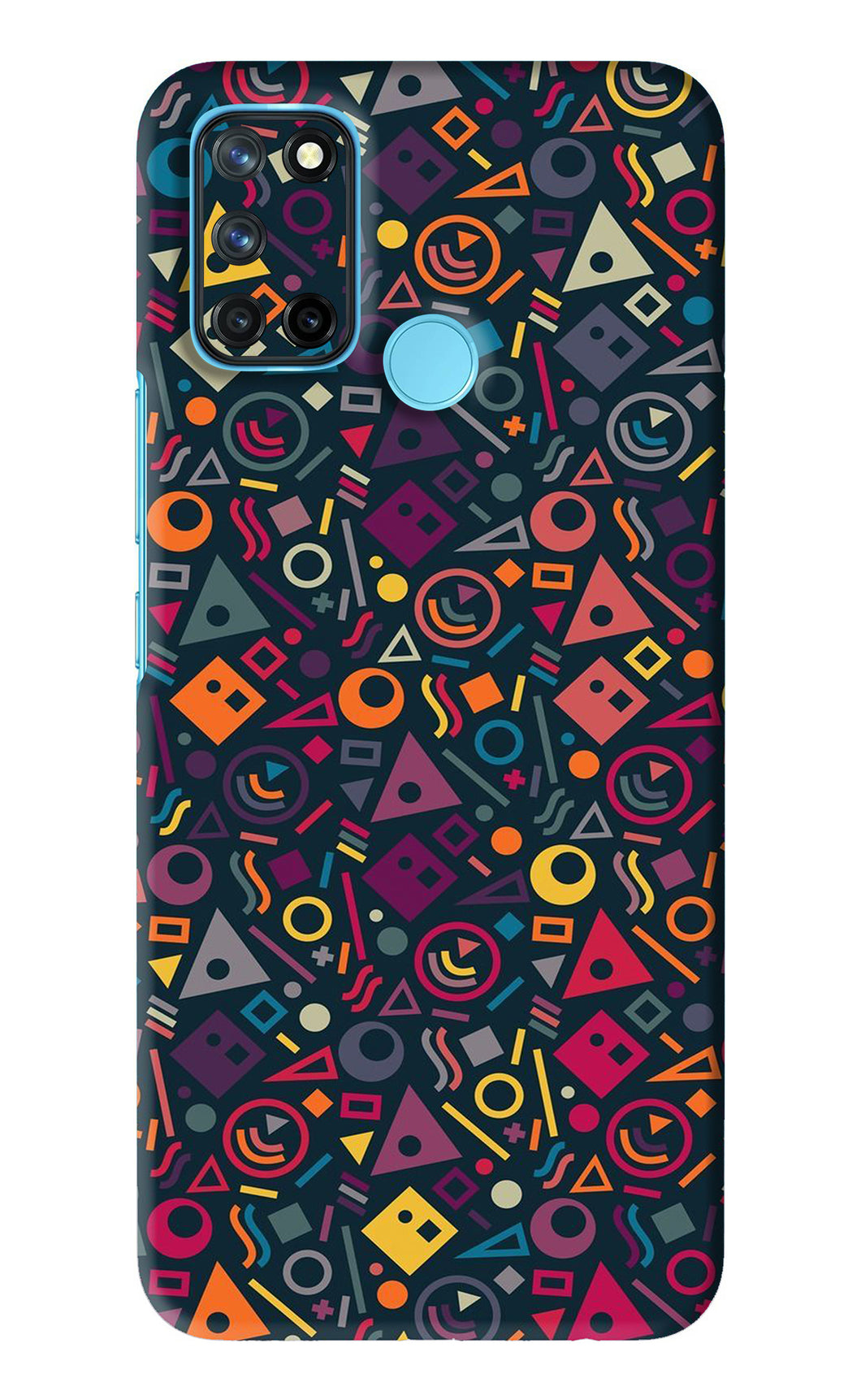 Geometric Abstract Realme 7i Back Skin Wrap
