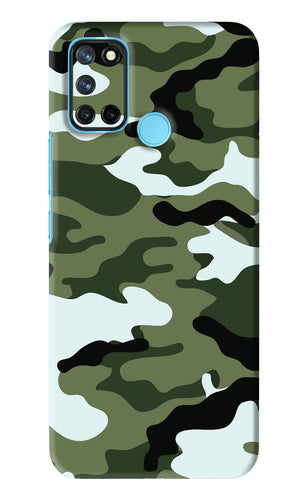 Camouflage 1 Realme 7i Back Skin Wrap