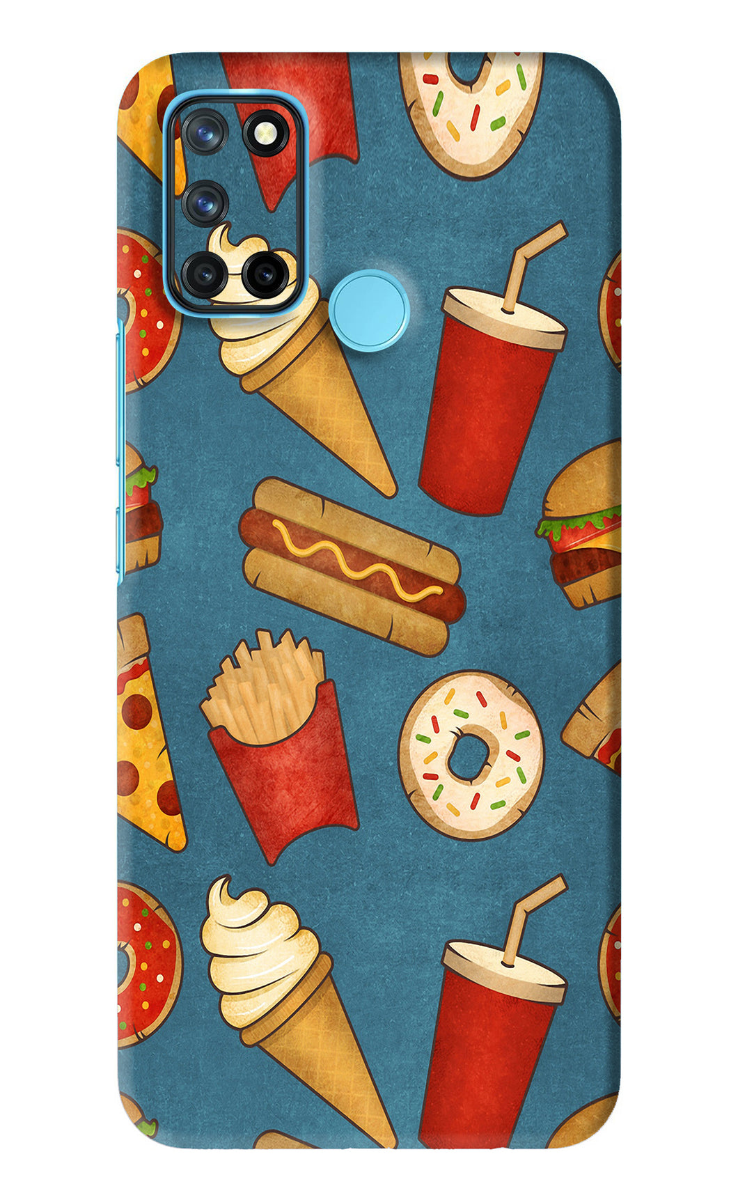 Foodie Realme 7i Back Skin Wrap