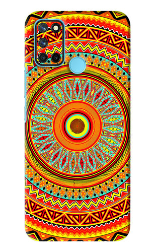 Mandala Pattern Realme 7i Back Skin Wrap