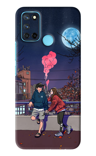 Chilling Couple Realme 7i Back Skin Wrap