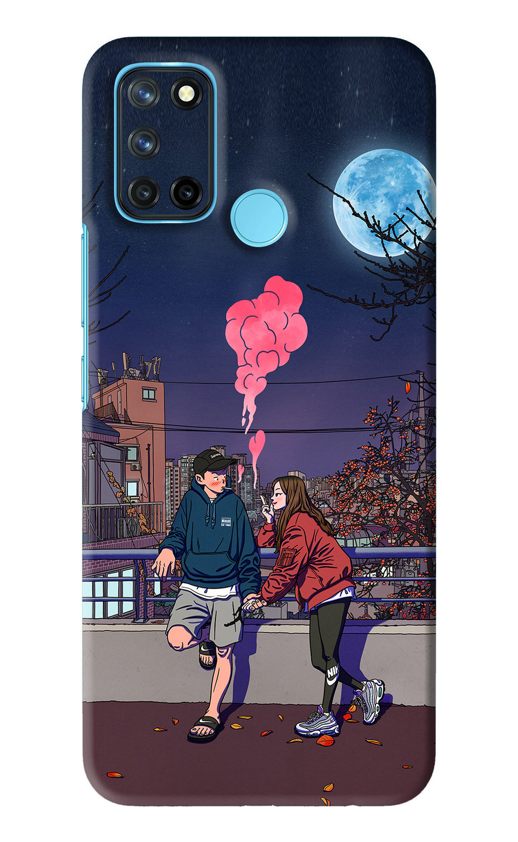 Chilling Couple Realme 7i Back Skin Wrap