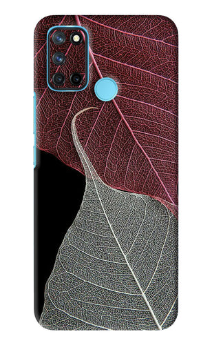 Leaf Pattern Realme 7i Back Skin Wrap