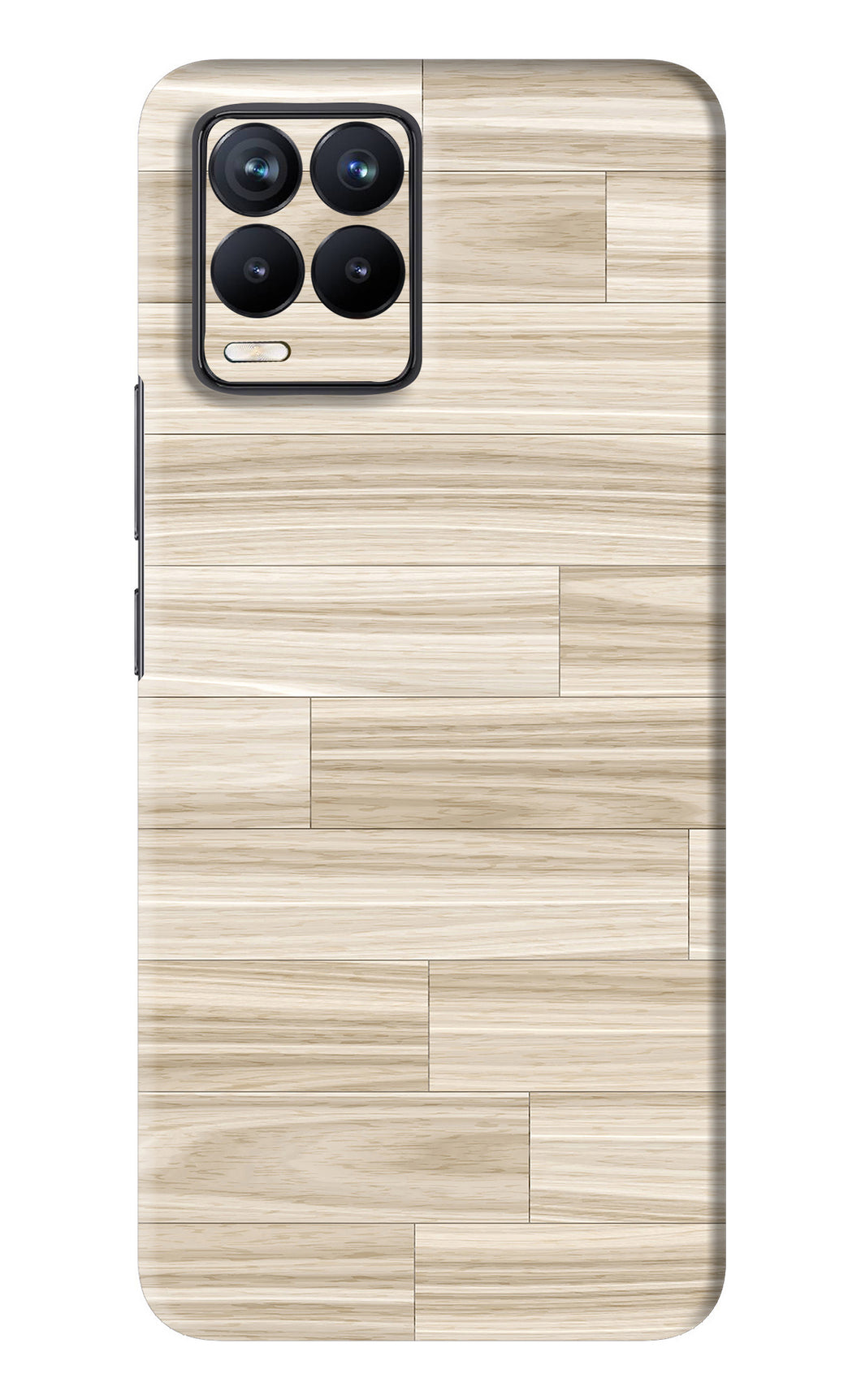 Wooden Art Texture Realme 8 Back Skin Wrap