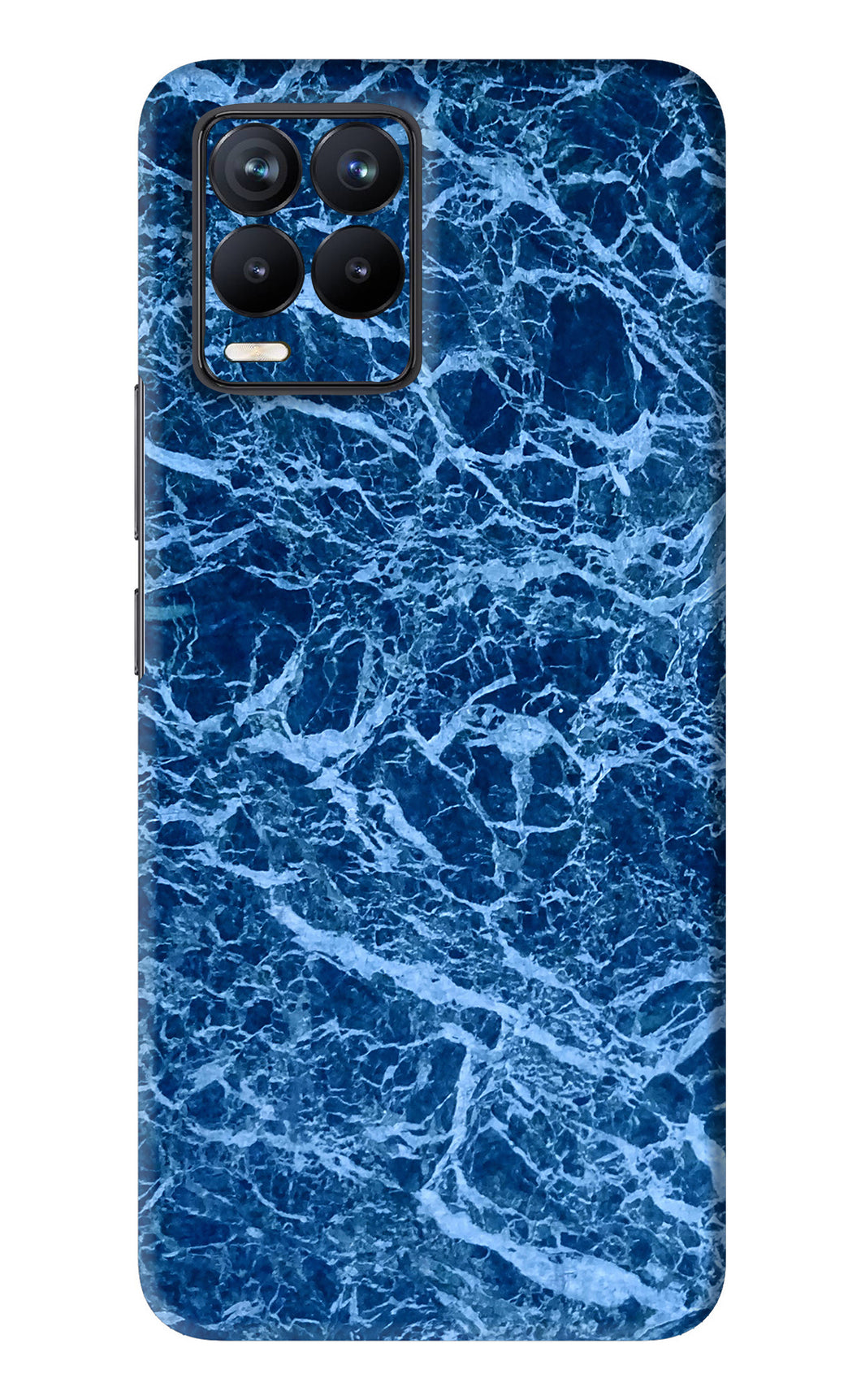 Blue Marble Realme 8 Back Skin Wrap