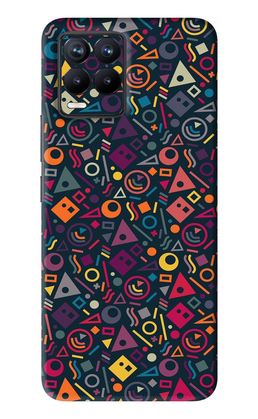 Geometric Abstract Realme 8 Back Skin Wrap