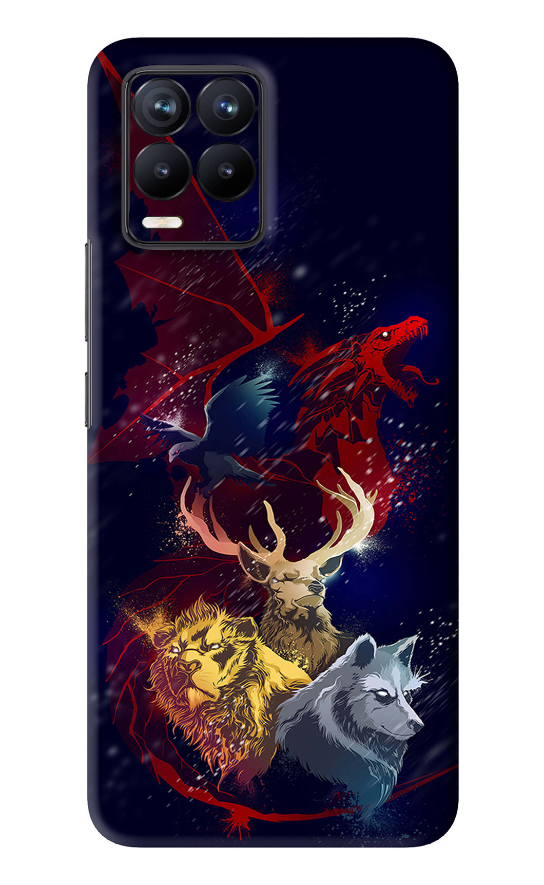 Game Of Thrones Realme 8 Back Skin Wrap