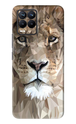 Lion Art Realme 8 Back Skin Wrap